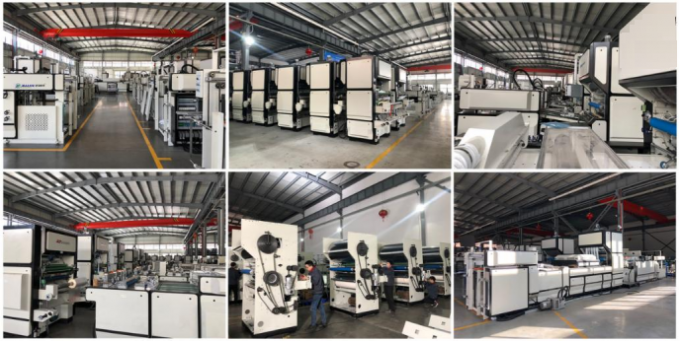 Volledig automatische verticale filmlamineermachine voor roll-to-roll 23