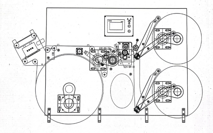 FQ-320C 370C 480C High Speed Narrow Pieces of Paper Slitting Machine (Hoog snelheidsmachine voor het snijden van paperstukken) 2