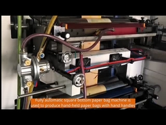 Koevoet-350T/450T volledig Automatische Vierkante Bodemdocument Zak die Machine met Handvat het Maken maken