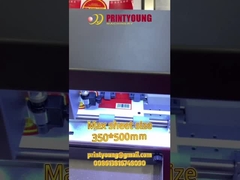 SF-350 Adsorptielijm Volautomatische digitale etiket half vel stansmachine