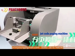 De Codage van T-W Series Multi-Nozzles Online Inkjet het Pagineren Machine met twee-Pagina Scheidingsfunctie