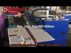 BSJ-450 Semi-automatische notitieboeken Dagboek Hardcover Blank Sheets Gelijnd Sheets Case Maker Machine