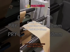 PRY-JD350 V vorm scherpe bodem snack voedsel droog fruit papier zak maken vormmachine