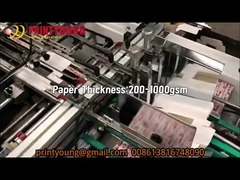 TC-650A Volledig automatische papieren taart cadeaubon Vensterfilm Patching Machine Karton