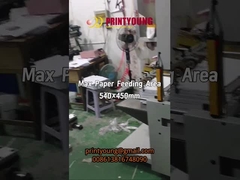 PRY-55 Geïmporteerde contactor Solid State Heating Automatic Servo Gold Hot Foil Stamping Machine