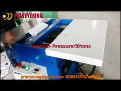 YP-480 Professionele 10 Tons Nominale Druk Hydraulische Hardcover Boekdrukmachine