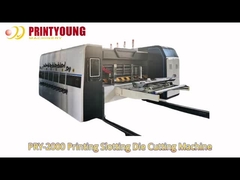 PRY-2000 Automatische loodrand Drie kleuren Flexoprinting Slotting and Die Cutting Machinery