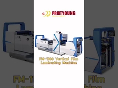 FM-1100 Multifunctionele automatische verticale filmlamineermachine met rond mes