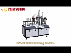 PRY-50CHJ Automatische 30 ~ 40 keer/min Voedsel PE bedekte papier Lunch Box Forming Making Machine