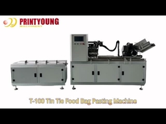T-100 Automatische blikbandmachine voor het plakken van plastic papierzakjes