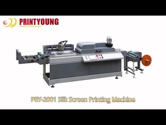 PRY-2001 Automatische éénkleurige lintlabel zijde-schermdrukmachine