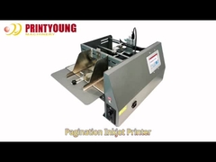 PRINTYOUNG Draagbare pagina's maken Automatische Mini Continuous Inkjet Printing Machine