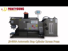 PRY-800A Volautomatische Spot UV-uithardingsstopcilinder Zeefdrukpersmachine