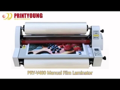 PRY-V480 Mini Verwarmde Rubber Roll Handfilm Laminator