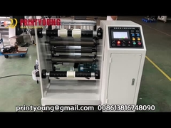 FQ-800A Automatische hogesnelheids BOPP-PVC-PET-PE-PP-filmpapier snijmachine voor het terugwikkelen