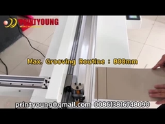 PRY-800 Elektrische papierplaat slotgroefmachine met touchscreen
