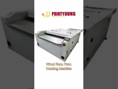4AW4260 Bedraad HD Efficiëntie Oplossingsmiddel Besparende Flexo Platenwasmachine