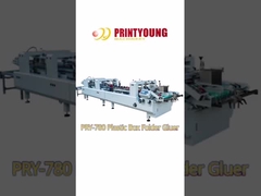 PRY-780 Volautomatische zijverlijmende plastic doos vouw- en lijmmachine