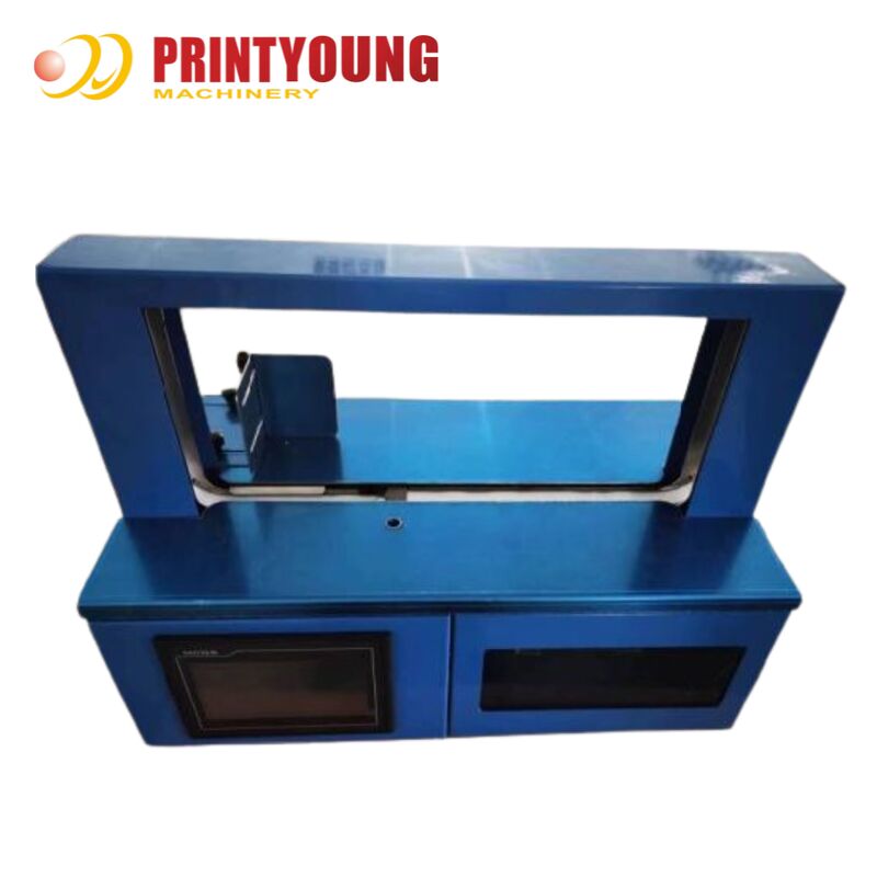SM210-20DP Electric Semi-Automatic Paper Banding Machine with Belt Packaging Easy to Operate for Textiles Food & Beverage
